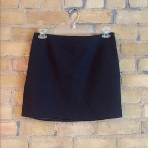 Tahari classic black mini skirt